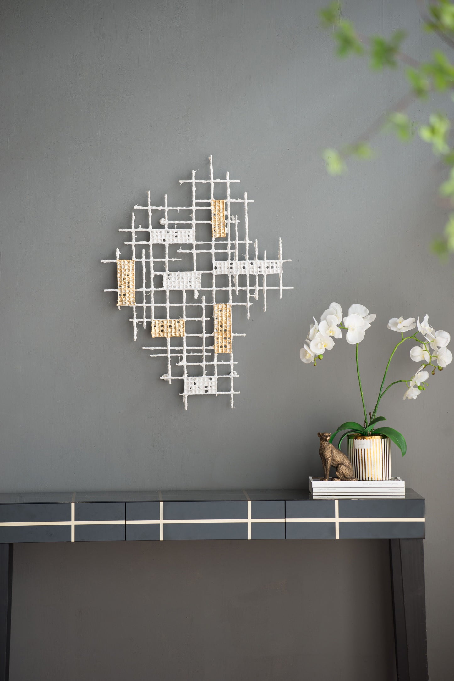 31.7x1.6x23.6" Wall Decor