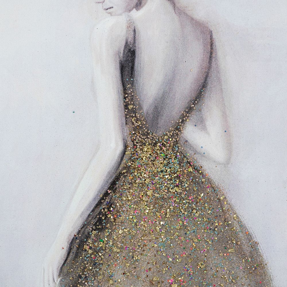 17" x 21" Feminine Figure Wall Art, Wall Decor for Living Room Dining Room Office Bedroom