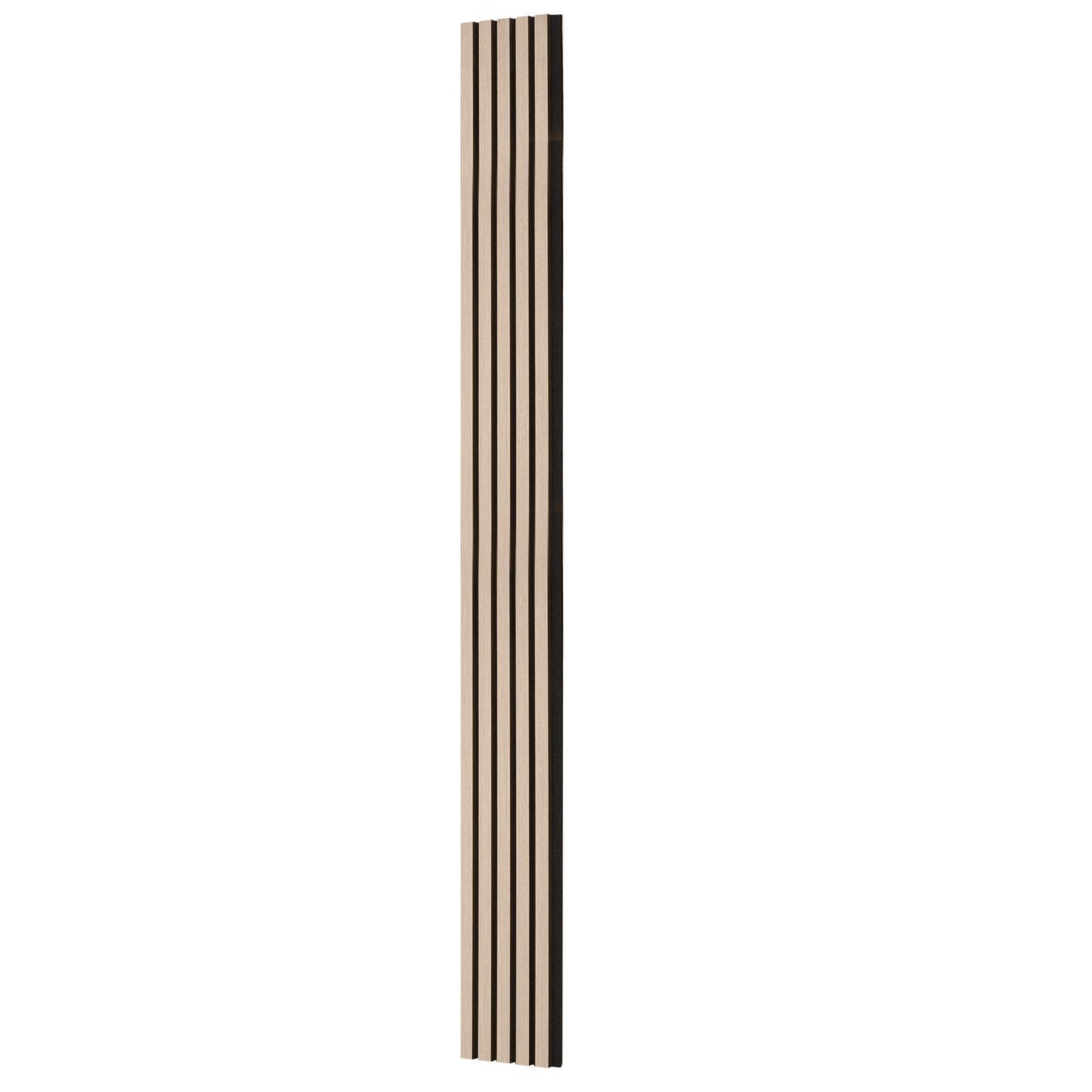 Wood Slat Acoustic Panels 7.9 x 94.5 inch for Modern Wall Decor Silver Wood